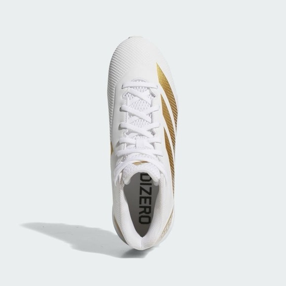 Adidas Men's Cloud White Adizero Impact.2 Molded Rubber Football Cleats Size 11 - Picture 2 of 5